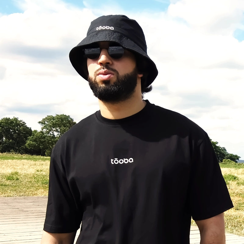 Bob noir réglable - tōoba Bucket hat 2024